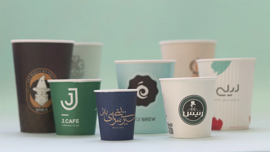 تنوع لیوان کاغذی در طراحی